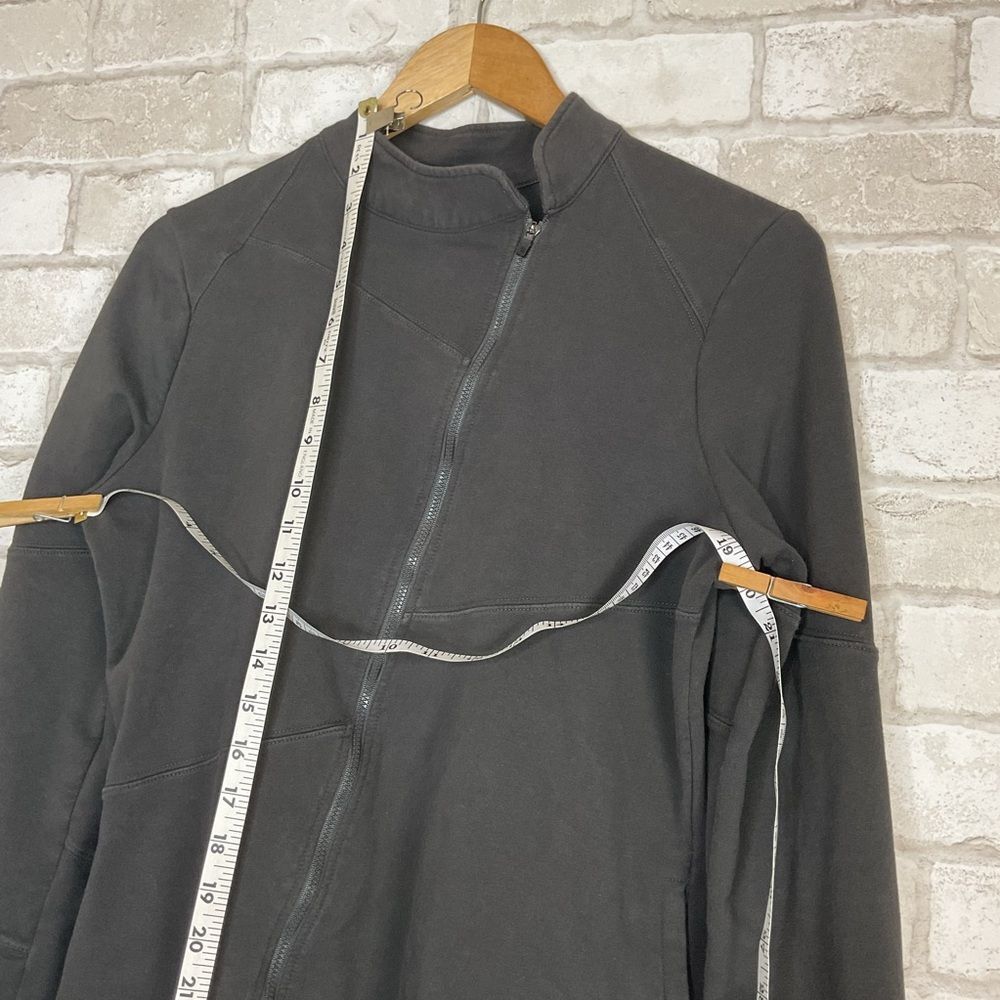 Fabletics Asymmetrical Davis Charcoal Jacket - Picture 13 of 16